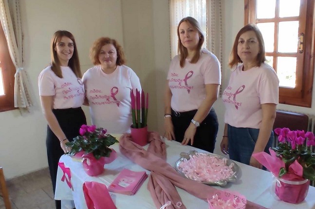 Ενημέρωση για τον καρκίνο του μαστού πραγματοποίησαν οι μαίες του Κ.Υ Καλαμπάκας σε Καλαμπάκα και γύρω περιοχές